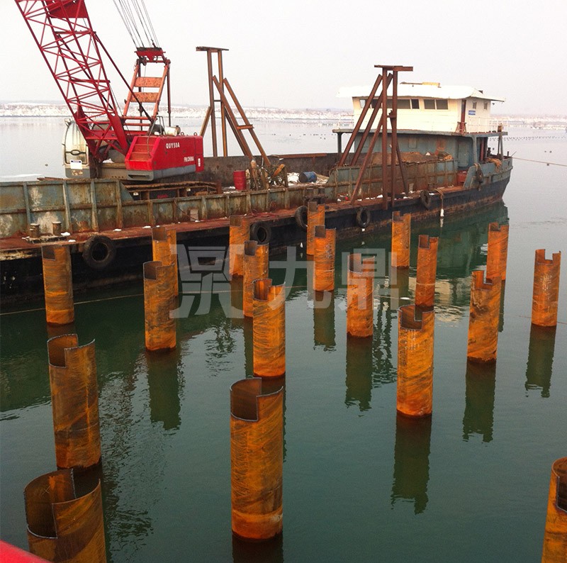 中交三航威海青荣城际公路双岛港特大桥黄色91短视频