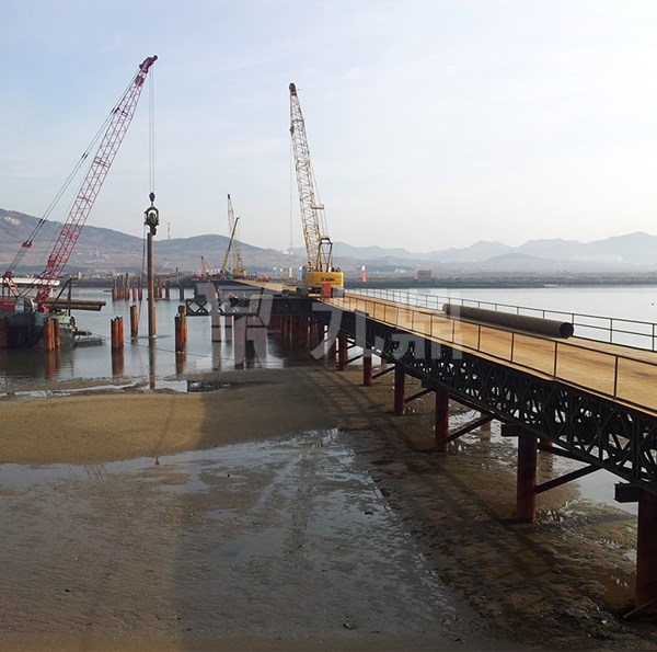 中交三航威海青荣城际公路双岛港特大桥黄色91短视频
